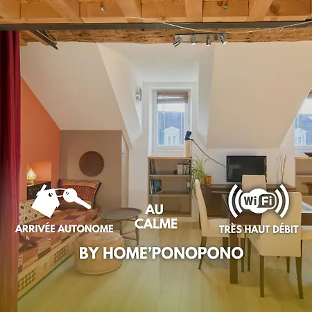 Bel Appartement, Mezzanine, Calme, 2 Coins Bureaux - Home'ponopono Apartment Nantes