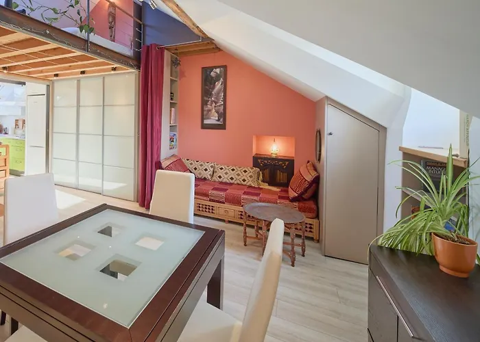 Apartmán Bel Appartement, Mezzanine, Calme, 2 Coins Bureaux - Home'ponopono *